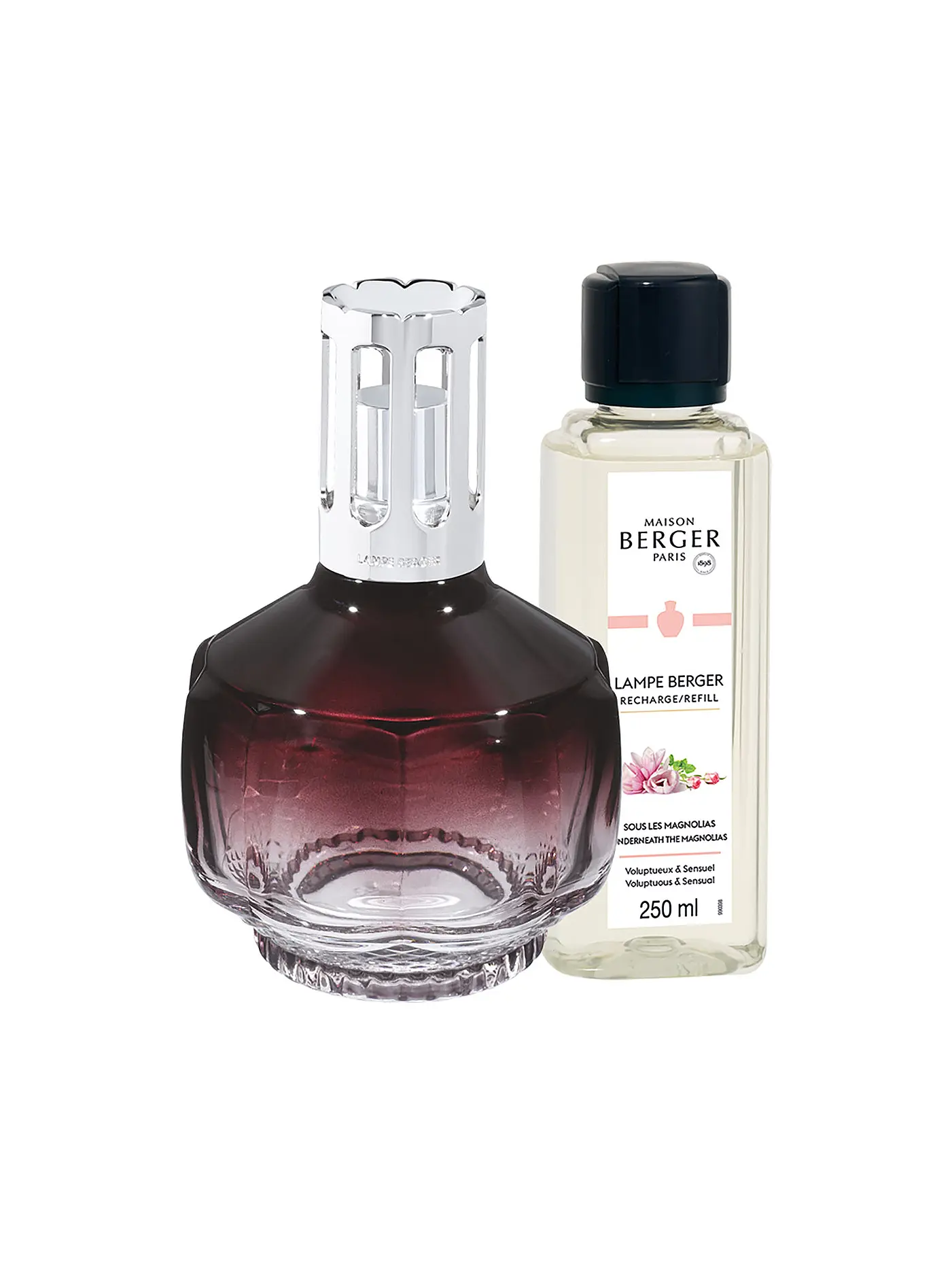 MAISON BERGER PARIS | Lampe Berger Molecule Nachtblau Set - Unter den Magnolien | beere
